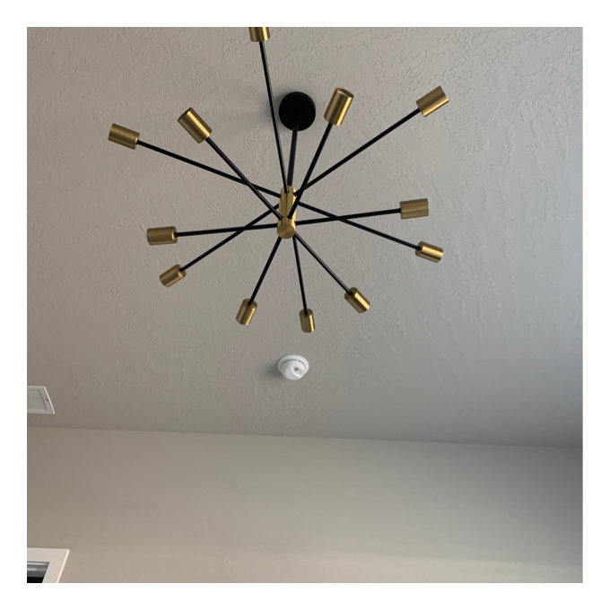 George Oliver Modern Sputnik Chandelier, George Oliver 12-light
